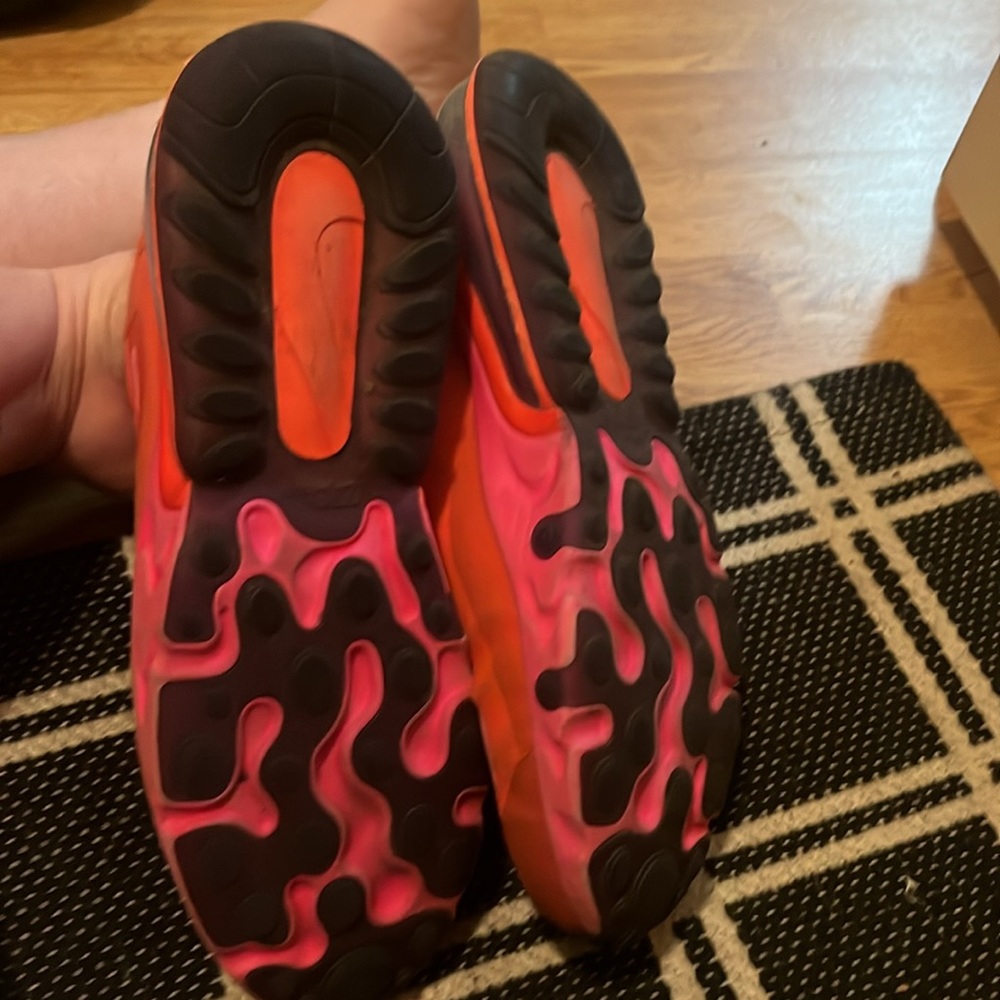 Nike Air pink red react size 10 - Picture 4 of 5